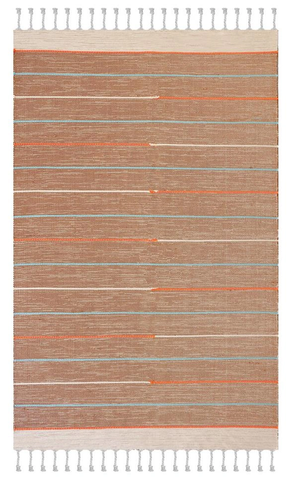 ΧΑΛΙ RIBELLA ΧΕΙΡΟΠΟΙΗΤΟ 600 BROWN - 160X230