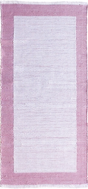 ΧΑΛΙ ΒΑΜΒΑΚΕΡΟ PINEROLO WHITE/LIGHT PINK - 070cm x 140cm