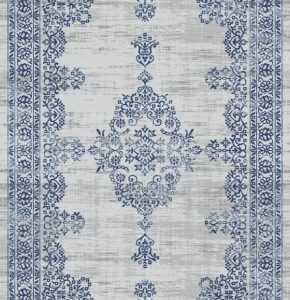 ΧΑΛΙ SHINY VELVET 3832/Light Grey Blue - 160cm x 160cm Tετράγωνο