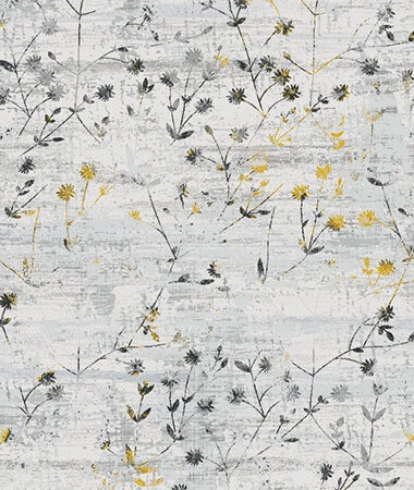 ΧΑΛΙ SHINY VELVET 5641/Anthracite Yellow - 160cm x 230cm