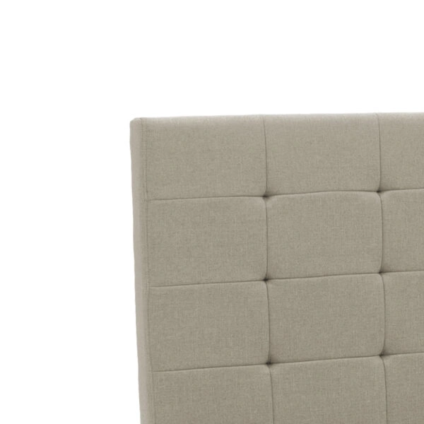 Κρεβάτι Roi με αποθηκευτικό χώρο ύφασμα εκρού 160x200εκ