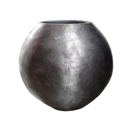 TEMICE ΒΑΖΟ 30x12x30cm ΑΛΟΥΜΙΝΙΟ ΑΣΗΜΙ ΑΝΤΙΚΕ