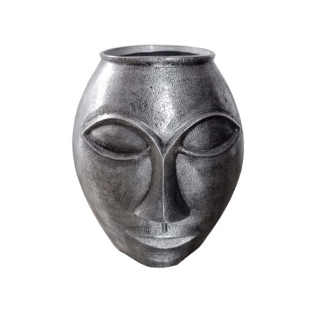 HARGA ΒΑΖΟ 23x23x27cm ΑΛΟΥΜΙΝΙΟ ΑΣΗΜΙ ΑΝΤΙΚΕ