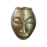 HARGA ΒΑΖΟ ΑΛΟΥΜΙΝΙΟ ΧΡΥΣΟ ΑΝΤΙΚΕ D23xH27cm