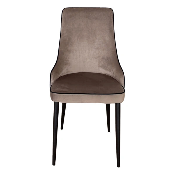 SARLIN ΚΑΡΕΚΛΑ BEIGE ΜΑΥΡΟ 48x57xH94cm