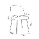 VOTSALO ΚΑΡΕΚΛΑ ΤΣΑΓΑΛΙ 50x60xH82cm