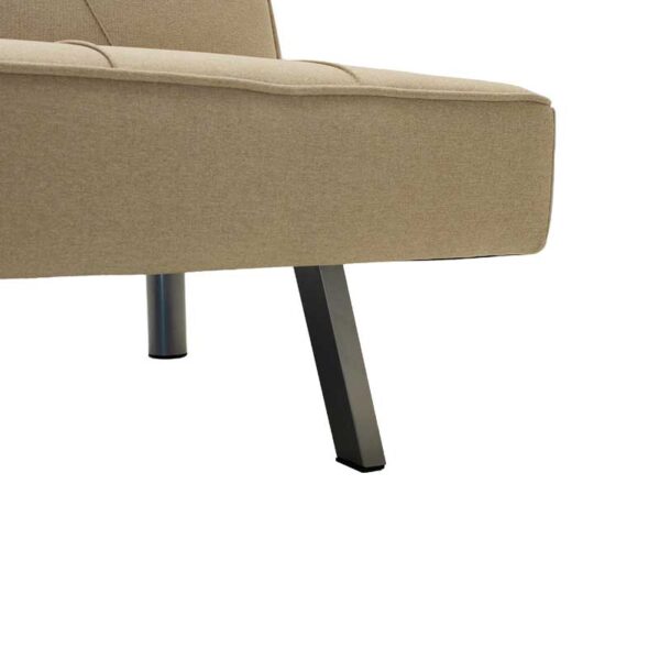 Καναπές-κρεβάτι Travis  3θέσιος με ύφασμα μπεζ 175x83x74εκ