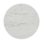 CONO COFFEE TABLE ΛΕΥΚΟ ANTIQUE BRASS 29x29xH43cm