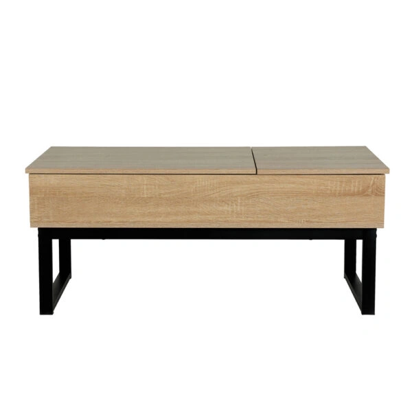 SERVE COFFEE TABLE ΦΥΣΙΚΟ ΜΑΥΡΟ 109x55xH46cm