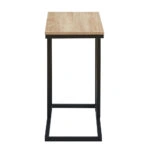 SUPPORT SIDE TABLE SONOMA ΜΑΥΡΟ 50x30xH61cm
