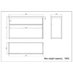 ALE ΚΟΝΣΟΛΑ SONOMA ΜΑΥΡΟ 120x39xH77cm