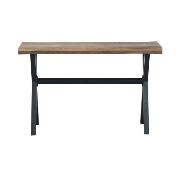 BRICK ΚΟΝΣΟΛΑ ΚΑΡΥΔΙ ΜΑΥΡΟ 120x40xH75cm