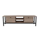 OGGI TV STAND SONOMA ΜΑΥΡΟ 150x35xH45cm