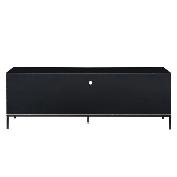 BLACKBIRD TV STAND RIVIERA OAK ΜΑΥΡΟ 160x40,5xH58cm