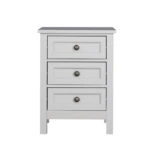 FRENCH ΚΟΜΟΔΙΝΟ 3ΣΥΡΤΑΡΙΑ ΓΚΡΙ ΑΝΟΙΧΤΟ 46x39,5xH61,5cm