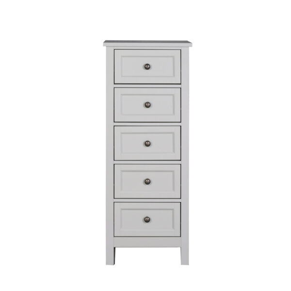 FRENCH ΚΟΜΟΤΑ 5ΣΥΡΤΑΡΙΑ ΓΚΡΙ ΑΝΟΙΧΤΟ 46x39,5xH114cm