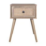 AMMOS ΚΟΜΟΔΙΝΟ 1ΣΥΡΤΑΡΙ ΦΥΣΙΚΟ ΜΕ RATTAN 40x35xH61cm