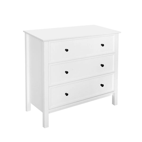 HOMEY ΚΟΜΟΤΑ 3ΣΥΡΤΑΡΙΑ ΛΕΥΚΟ 80x40xH77cm