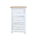 KIMOLOS ΚΟΜΟΔΙΝΟ 3ΣΥΡΤΑΡΙΑ ΛΕΥΚΟ ΦΥΣΙΚΟ 43x35xH71cm