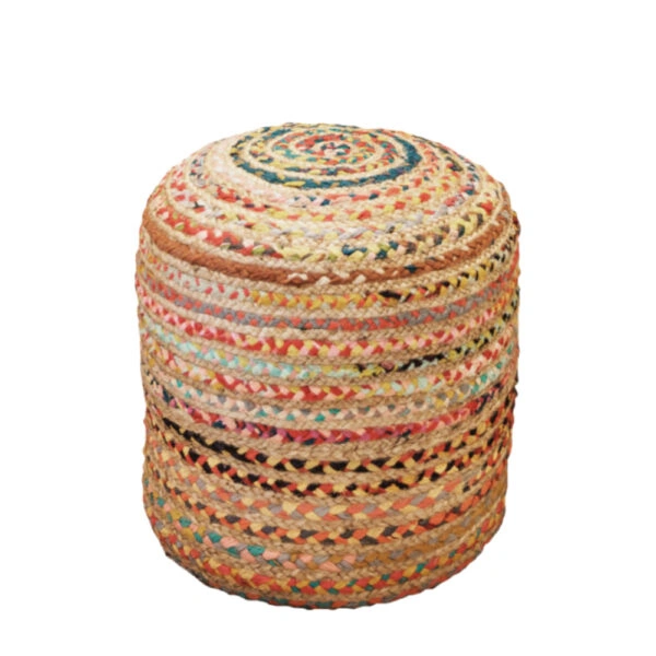 RAINBOW ΠΟΥΦ ΠΟΛΥΧΡΩΜΟ 40x40xH45cm