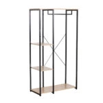 MODE ΝΤΟΥΛΑΠΑ SONOMA ΜΑΥΡΟ 90x40xH167cm