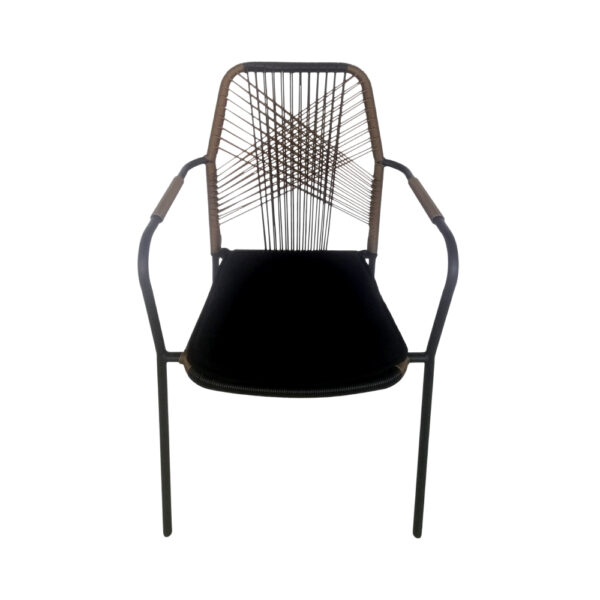 BREEZE ΚΑΡΕΚΛΑ ΦΥΣΙΚΟ ΜΑΥΡΟ 59x61,5xH89cm