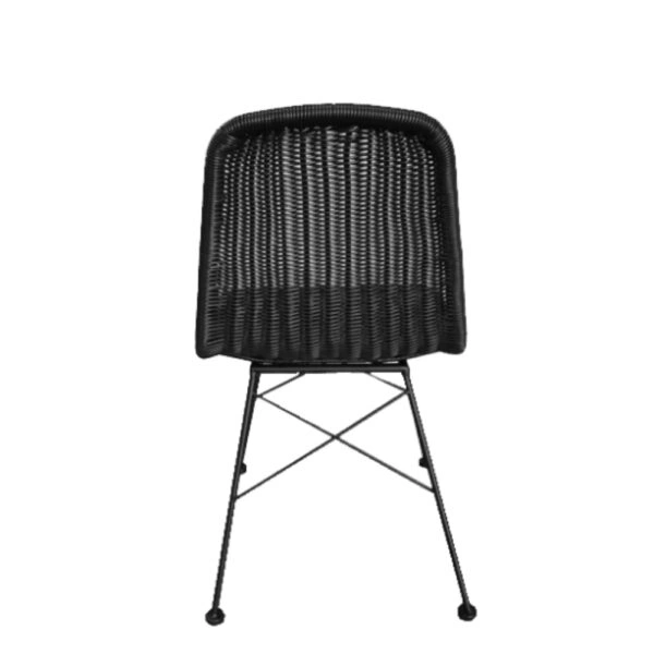 DENMARK ΚΑΡΕΚΛΑ ΜΑΥΡΟ 44x57xH81cm