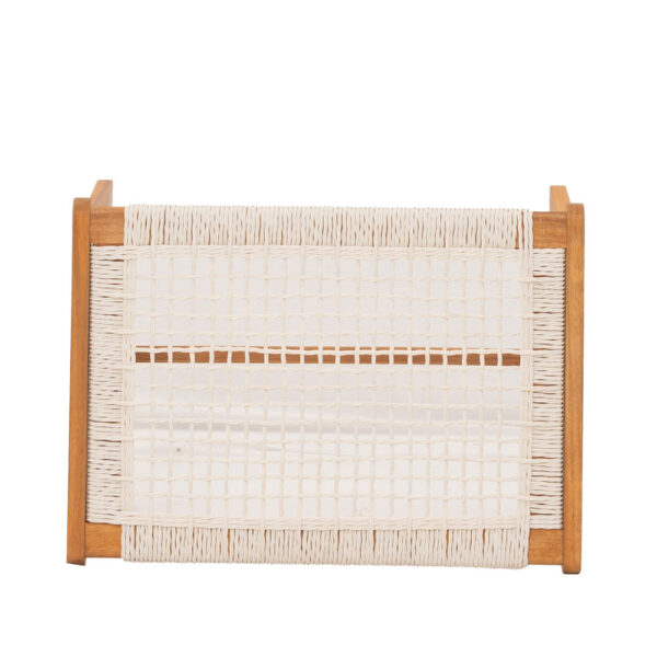 MESH ΣΚΑΜΠΩ ΛΕΥΚΟ ΦΥΣΙΚΟ 57x41xH35,5cm