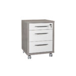 PRATICO ΣΥΡΤΑΡΙΕΡΑ 3ΣΥΡΤΑΡΙΑ CEMENT ΛΕΥΚΟ HIGH GLOSS 48,6x45,2xH63,1cm