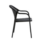 Μαύρη Καρέκλα Ρατάν (56x61x45)cm