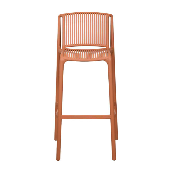 POLLY ΣΚΑΜΠΩ BAR TERRACOTTA 41x47xH100,5cm