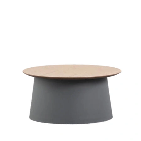 TECH WOOD COFFEE TABLE ΓΚΡΙ 69x69xH32