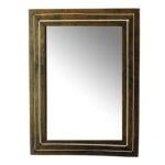 Crooste Καθρέπτης Ορθογώνιος με Ξύλινη Κορνίζα (41x8x61)cm