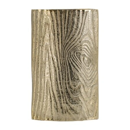 Zebra Βάζο Αλουμινίου Χρυσό (15,5x6.5x25)cm