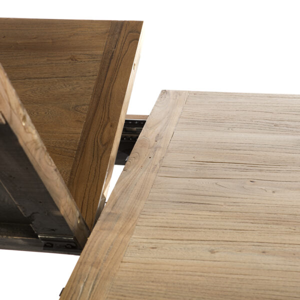 Τραπέζι τραπεζαρίας ανοιγόμενο από ξύλο μασίφ (200/280x100x78)cm