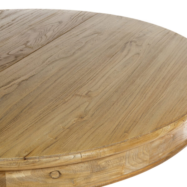 Τραπέζι τραπεζαρίας ανοιγόμενο από ξύλο μασίφ (125/165x125x78)cm