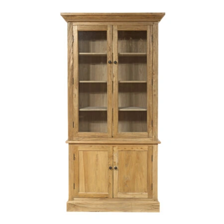 Βιβλιοθήκη από ξύλο μασίφ (113x47x220)cm