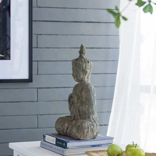 Artekko Buddha Βούδας Άγαλμα Διακοσμητικός Ρητίνη(33x16x43)cm