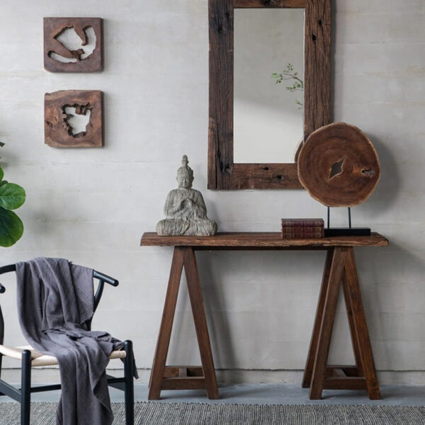 Artekko Buddha Βούδας Άγαλμα Διακοσμητικός Ρητίνη(33x16x43)cm