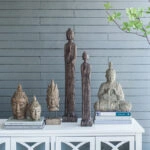 Artekko Buddha Βούδας Άγαλμα Διακοσμητικός Ρητίνη(33x16x43)cm