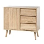 Surya Mdf Κομόδα σε Φυσικό Χρώμα (70x29x62)