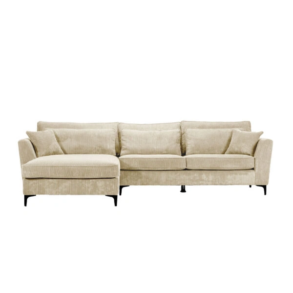 FOREVER ΚΑΝΑΠΕΣ ΓΩΝΙΑ ΑΡΙΣΤΕΡΗ BEIGE 316x185xH92cm