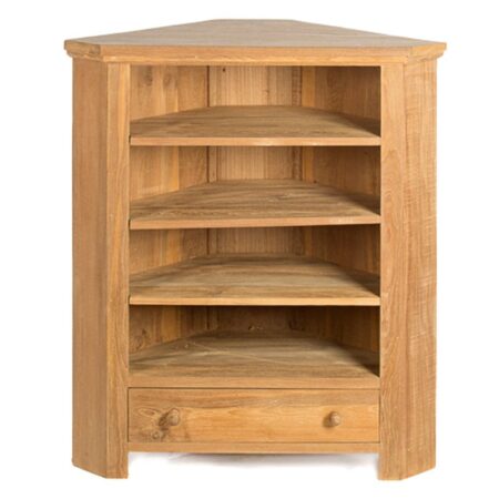 Artekko Azic Ξύλινη Μασίφ Γωνιακή Βιβλιοθήκη (72x36x80)cm