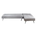 Zlots Καναπές με Δεξία Γωνία Μπέζ (256x91x83)cm