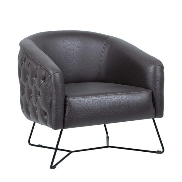 Athuent Πολυθρόνα Moon Τεχνόδερμα (75x75x80)cm