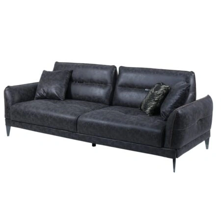 Artekko Glaakko Καναπές Κρεβάτι Τριθέσιος Μεταλλικά Πόδια Inox (237x98x89)cm