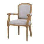 Guk Πολυθρόνα με Ξύλινα Μπράτσα (61x56x99)cm