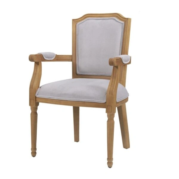 Guk Πολυθρόνα με Ξύλινα Μπράτσα (61x56x99)cm