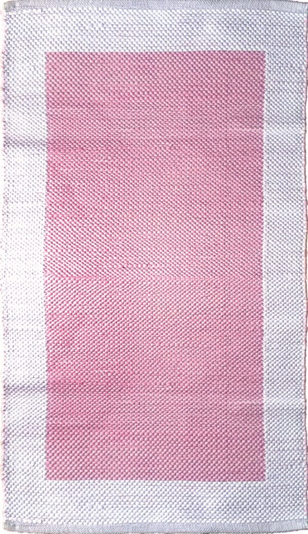 ΧΑΛΙ ΒΑΜΒΑΚΕΡΟ PINEROLO WHITE/LIGHT PINK - 070cm x 140cm