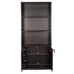 ΒΙΒΛΙΟΘΗΚΗ ΓΡΑΦΕΙΟΥ ΕΠΑΓΓΕΛΜΑΤΙΚΗ CAITLYN 80Χ40Χ180Υεκ.HM2014.02 WENGE ΜΕ 2 ΠΟΡΤΕΣ